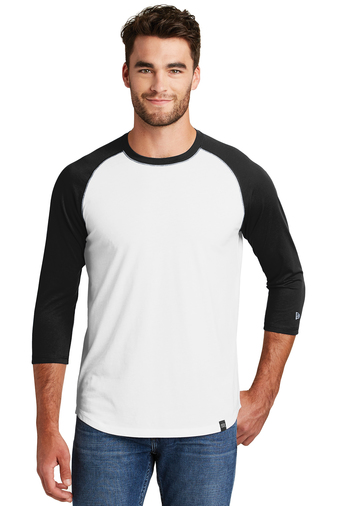New Era  ®  Heritage Blend 3/4-Sleeve Baseball Raglan Tee. NEA104