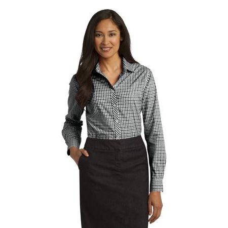 Port Authority ®  Ladies Long Sleeve Gingham Easy Care Shirt. L654