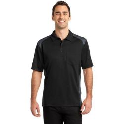 CornerStone ®  Select Snag-Proof Two Way Colorblock Pocket Polo. CS416