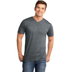 District ®  - Young Mens Microburn V-Neck Tee. DT161