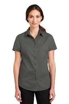 Port Authority ®  Ladies Short Sleeve SuperPro   Twill Shirt. L664