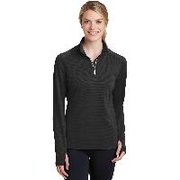 04 - Sport-Tek ®  Ladies Sport-Wick ®  Textured 1/4-Zip Pullover.  LST860