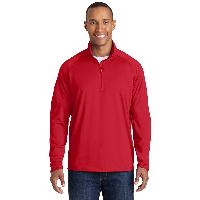 Sport-Tek ®  Tall Sport-Wick ®  Stretch 1/2-Zip Pullover. TST850
