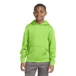 Sport-Tek ®  Youth Sport-Wick ®  Fleece Hooded Pullover. YST244